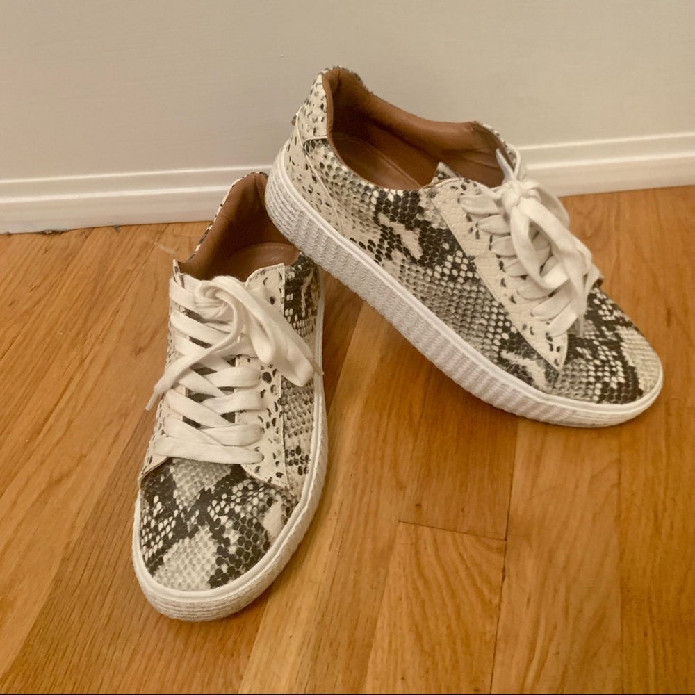 Steve Madden HANLY Platform Sneakers Size 8